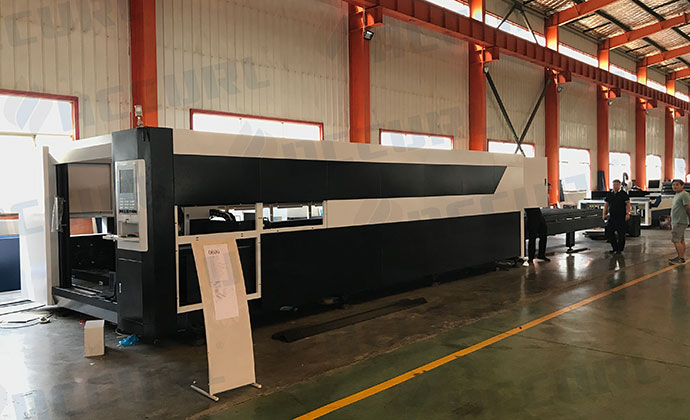 Máquina de corte por laser de fibra CNC para aço inoxidável IPG 6KW